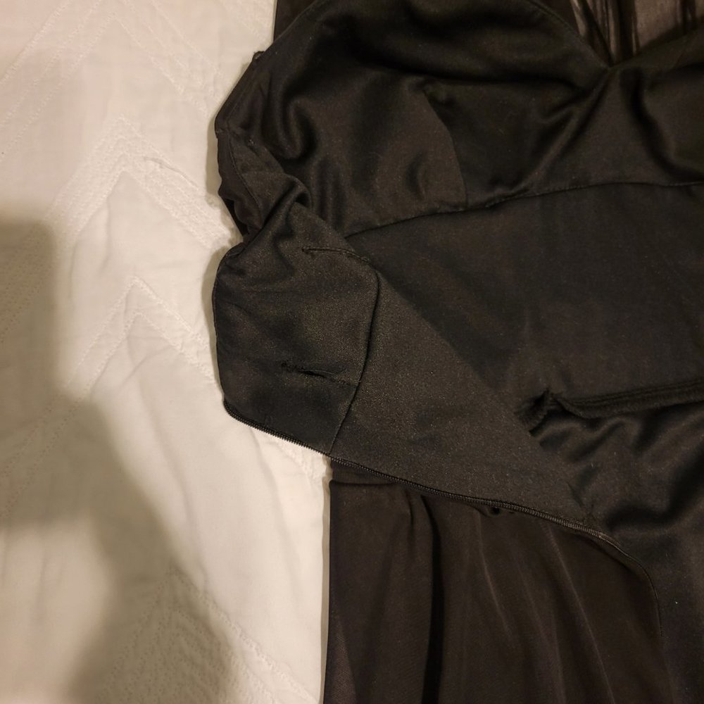 Black Halter Dress - Picture 3 of 5